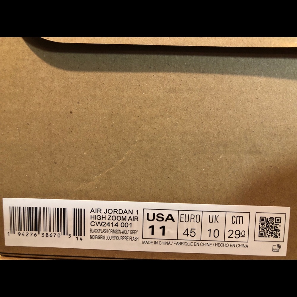 Nike Air Jordan 1 Retro High Zoom Crater CW2414 - Picture 9 of 14
